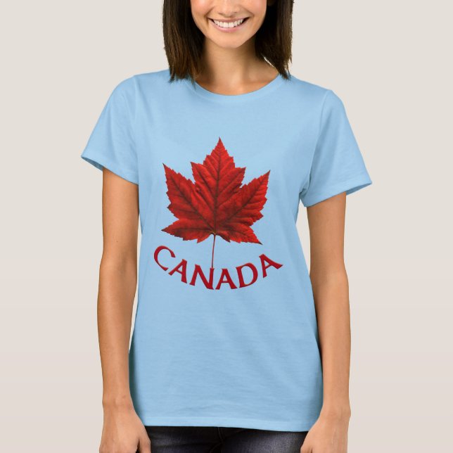 Camiseta Canadá Maple Leaf Souvenir (Frente)