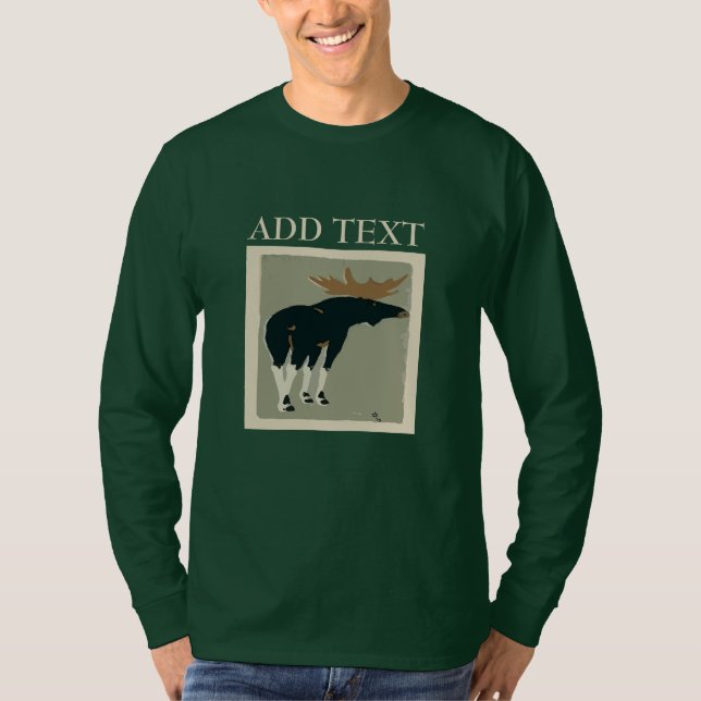 Camiseta Canadá, Moose (Frente)