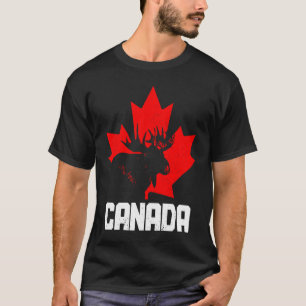 Camiseta Canada Moose Maple Leaf Pride Vintage Canadian Fla