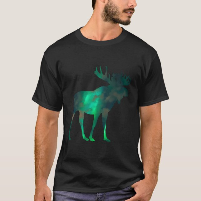 Camiseta Canadá Mose com Nuvens de Céu Norte Natureza (Frente)