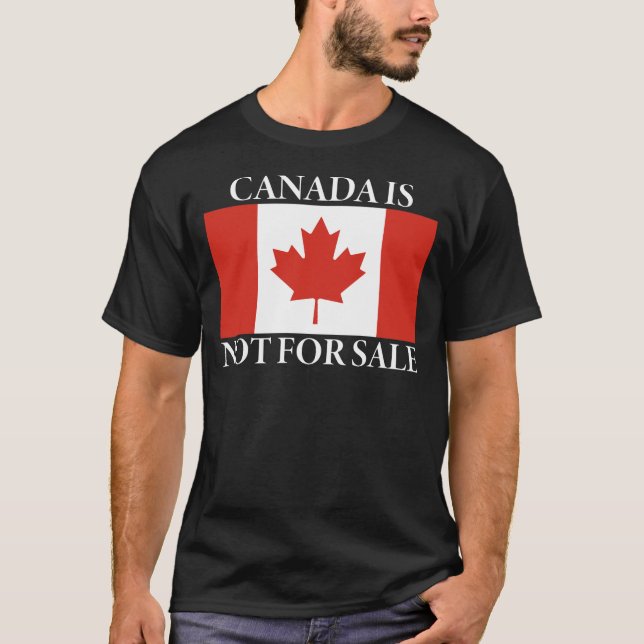 Camiseta Canadá não é para venda (Frente)