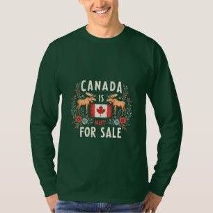 Camiseta Canadá não é para venda da América Trump 51º Estad