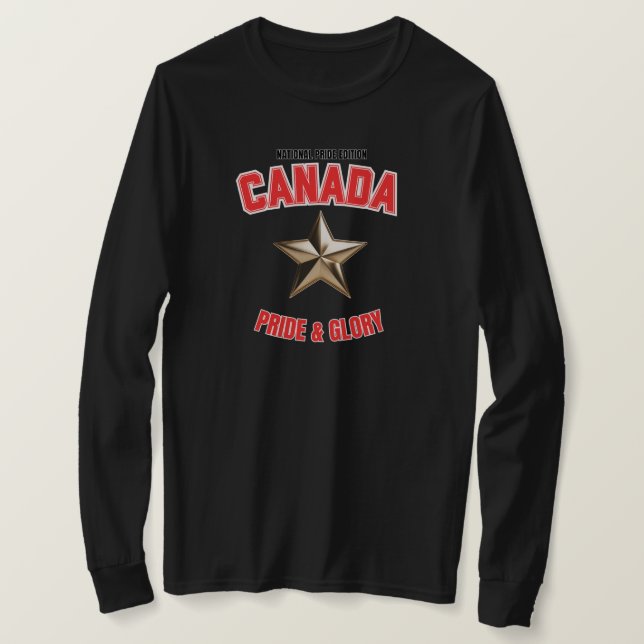 Camiseta Canada National Pride Edition Women's Long Sleeve (Frente do Design)