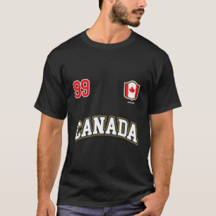 Camiseta Canadá Número 99 Esquadrão Canadiano de Hóquei em 