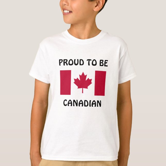 Camiseta Canadá: Orgulho de ser canadense (Frente)