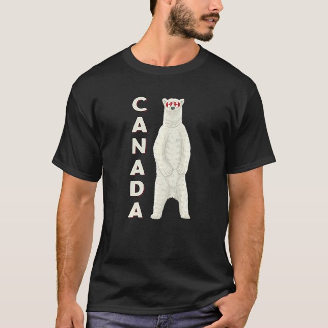 Camiseta Canadá Polar Bear Canadense (Frente)