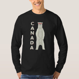 Camiseta Canadá Polar Bear Canadense