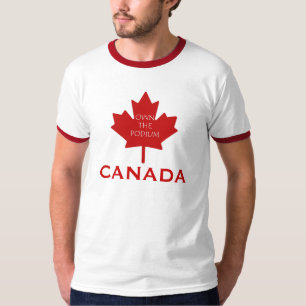 Camiseta Canadá possui o Podium2