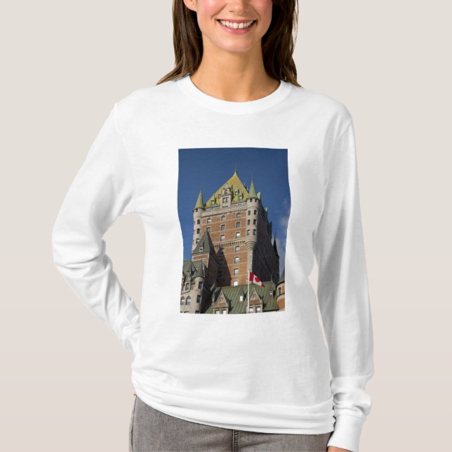 Camiseta Canadá, Quebec, Cidade de Quebec. Fairmont Chateau (Frente)