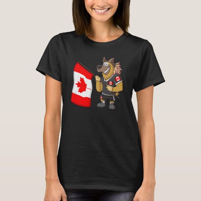 Camiseta Canadá Rasta Dog (Frente)