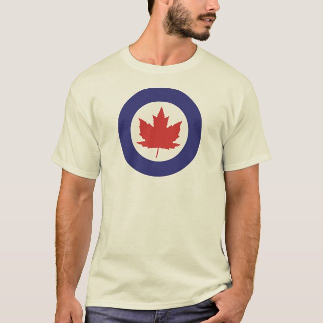 Camiseta Canadá - RCAF Roundel (Frente)