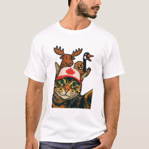 Camiseta Canadá Self Com Protetor De Ganso Moso