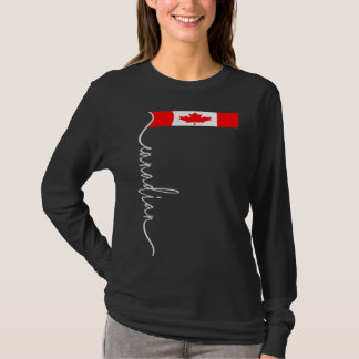 Camiseta Canada Signature Canadian Flag