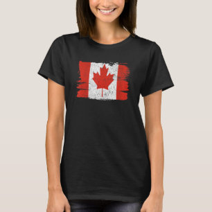 Camiseta Canadá Sinalizador do Orgulho de Amizade Orgulho d