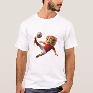 Camiseta Canada Soccer Pancake Mascot - Funny Maple Syrup