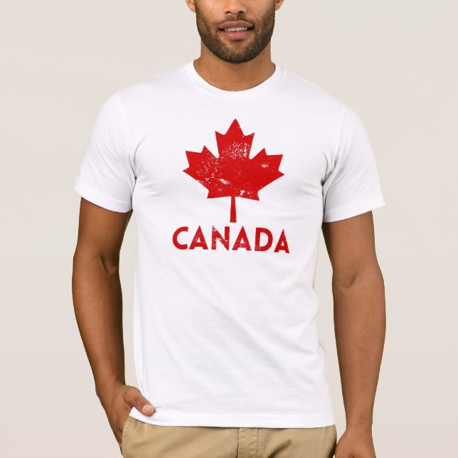 Camiseta Canadá Souvenir Vintage T-Shirt (Frente)