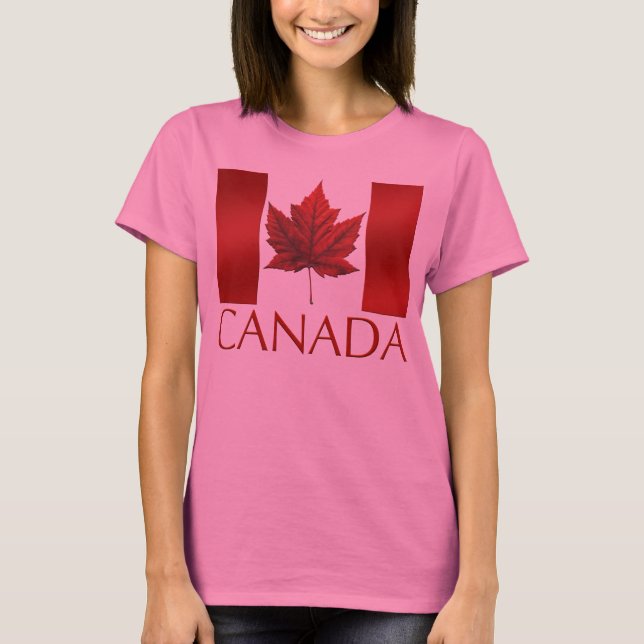 Camiseta Canadá Tanque de bandeira superior saia-sul do Can (Frente)
