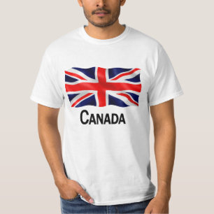 Camiseta Canadá Union Jack - t-shirt do valor