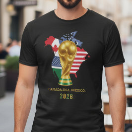 Camiseta Canada USA Mexico Soccer Fan 