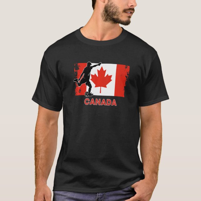 Camiseta Canadá: Ventilador de futebol 2022 - Equipe Nacion (Frente)