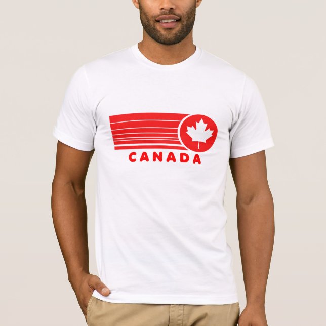 Camiseta Canadá Vintage Maple Leaf (Frente)