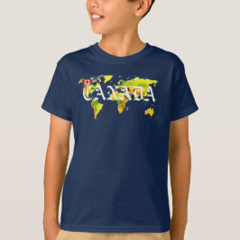 CAMISETA CANADA WORLD MAP