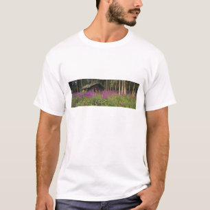Camiseta Canadá, Yukon, área de Ross River, Cabana abandona