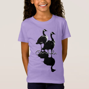 Camiseta canadense canadiana Souvenir do Goose Kid