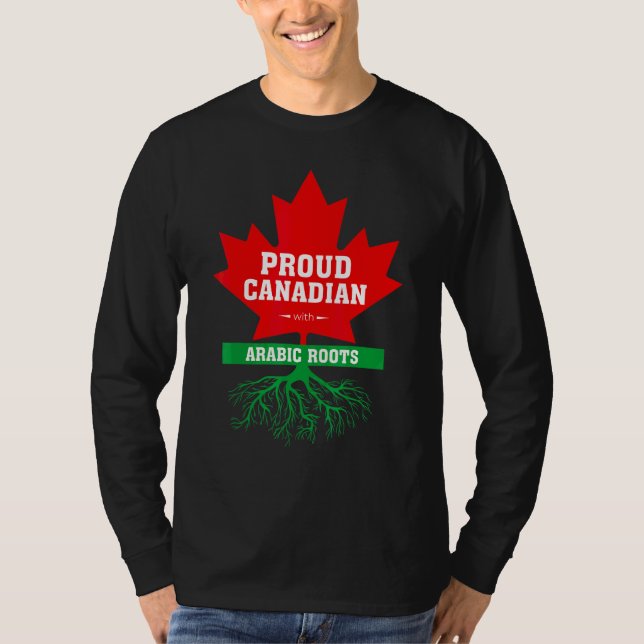 Camiseta Canadense com raízes árabes Cerimônia de cidadania (Frente)