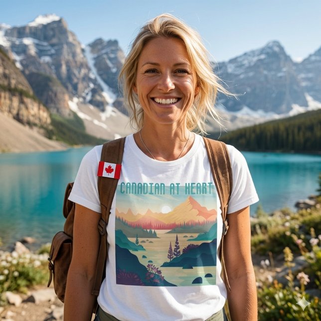 CAMISETA CANADENSE DE CORAÇÃO (Criador carregado)