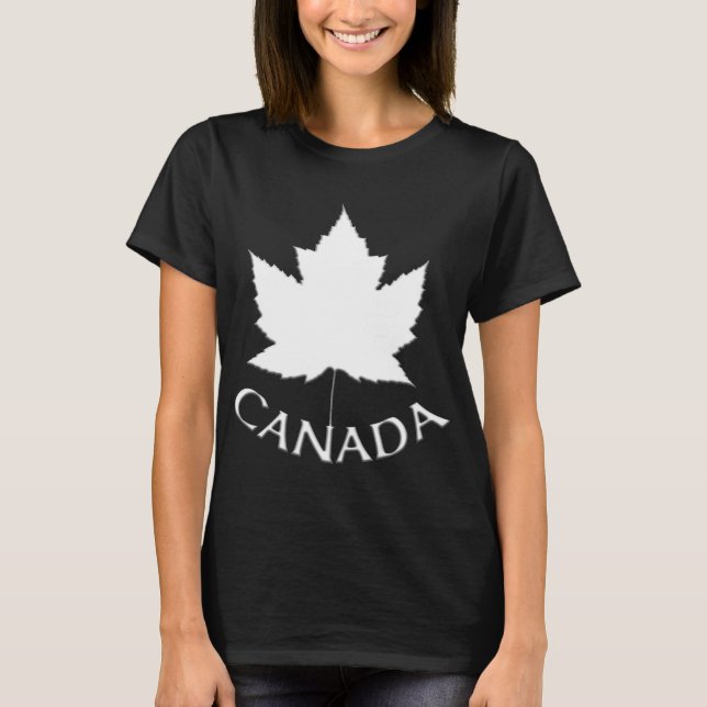 Camiseta canadense de tamanho superior à camiseta  (Frente)