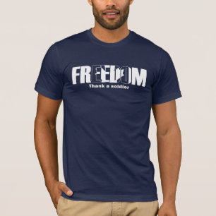 Camiseta Canadense do obrigado da liberdade