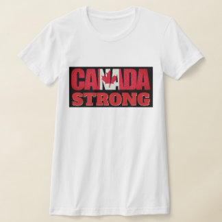 Camiseta canadense Flag Strong