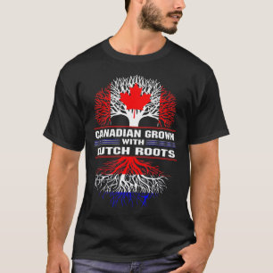 Camiseta Canadense Grown com Raízes Holandesas