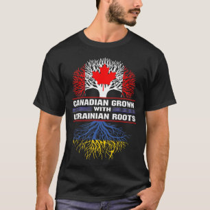 Camiseta Canadense Grown com Raízes Ucranianas