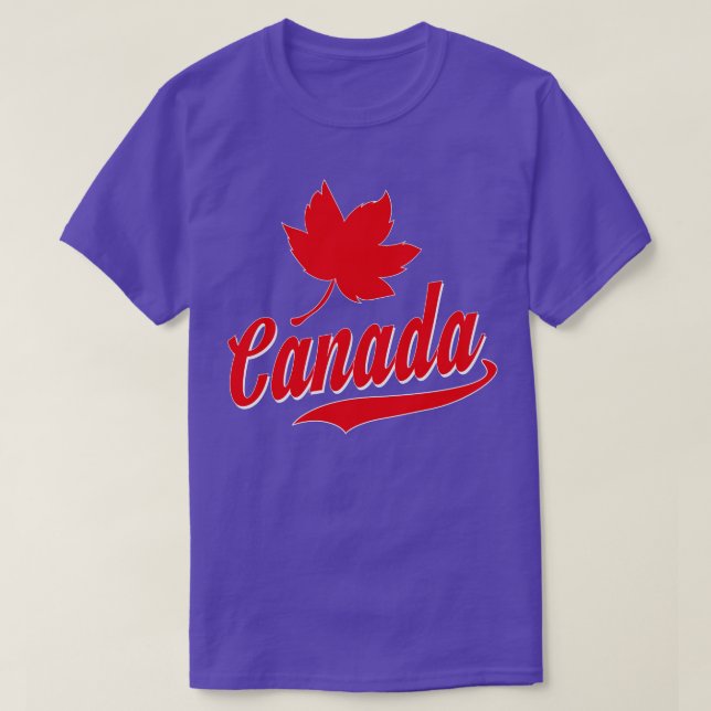 Camiseta Canadense Maple Leaf Canada Lover Canadá (Frente do Design)