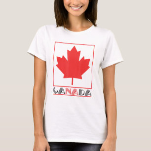 Camiseta Canadense Maple Leaf Country Canadá