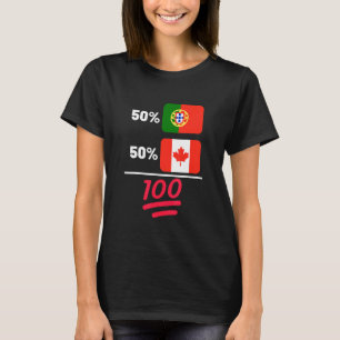 Camiseta Canadense Plus Português Mix Flag Heritage
