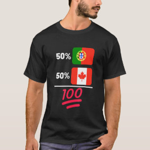 Camiseta Canadense Plus Português Mix Flag Heritage
