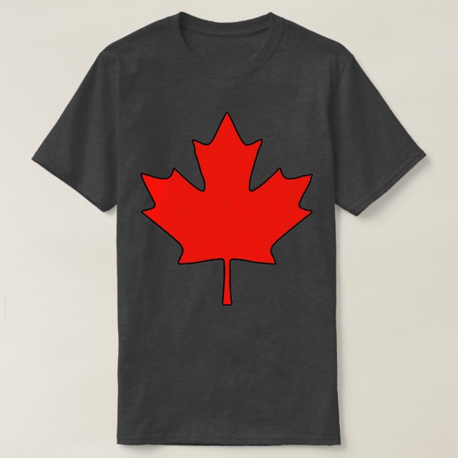 Camiseta Canadian Maple Leaf Canada Day  Canadian Flag Men  (Frente do Design)