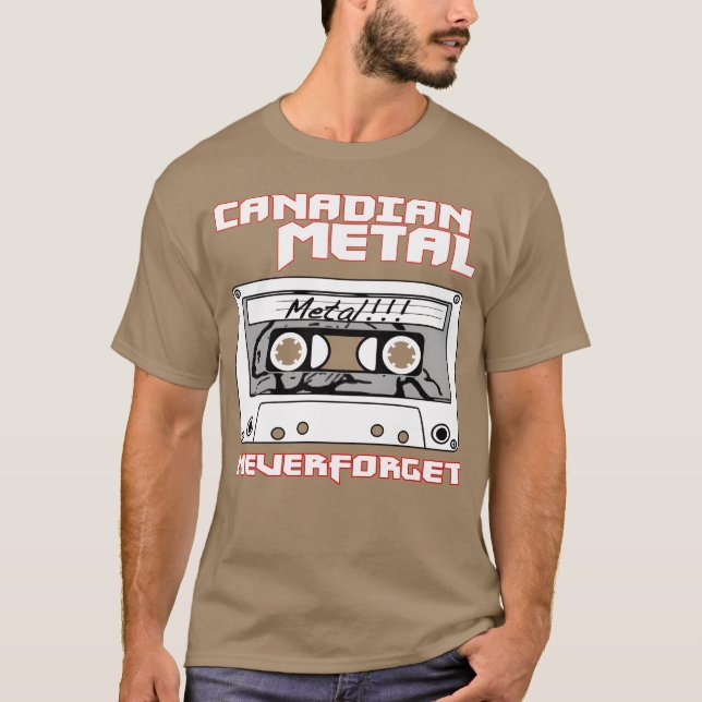 Camiseta CanadianMetalBRANCO editado (Frente)