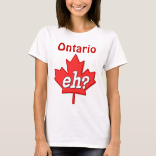 Camiseta Canadiano Eh? - Ontário