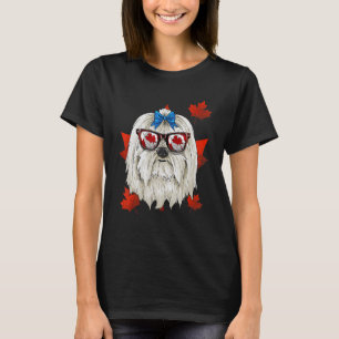 Camiseta Canadiano Maltês - Árvore Folha do Canadá Pet D