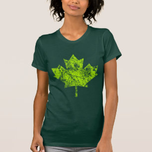 Camiseta Canadiano Maple Leaf Grunge Style CANADA