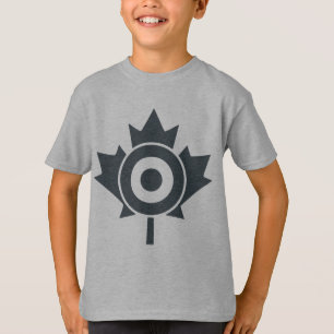 Camiseta Canadiano Maple Leaf Roundel Mod
