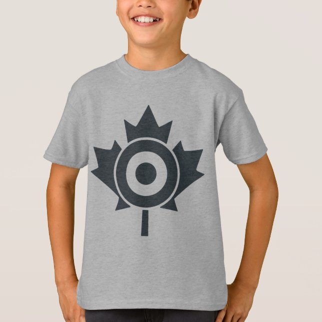 Camiseta Canadiano Maple Leaf Roundel Mod (Frente)