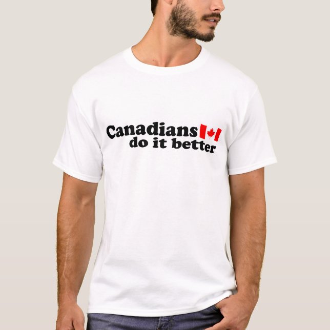 Camiseta Canadianos fazem melhor (Frente)