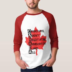 Camiseta Canadianos não estão negociando anexação