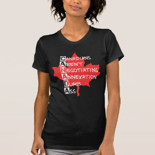 Camiseta Canadianos não estão negociando anexação
