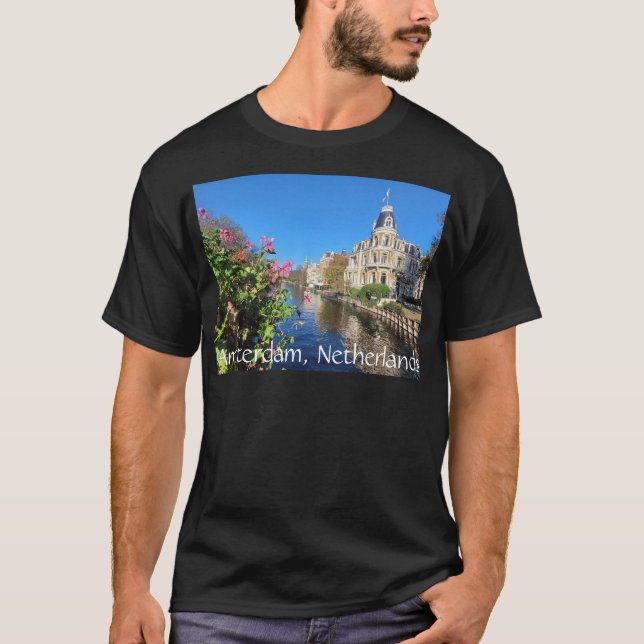 Camiseta Canal de Amsterdã - t-shirt (Frente)